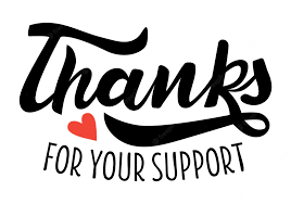 Thanks for your support
