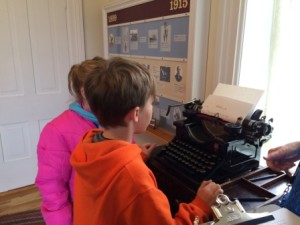Bown House News Room 2 There’s even an old typewriter in the History room