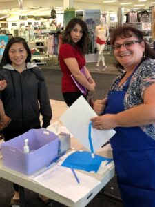 OSB CC Student checking in at an Operation School Bell event