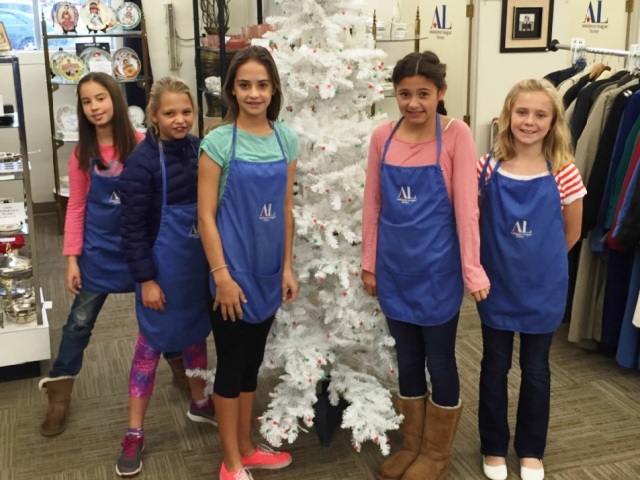 SPARKS Kids Volunteering 640x480 Children volunteering in our thrift shop back room