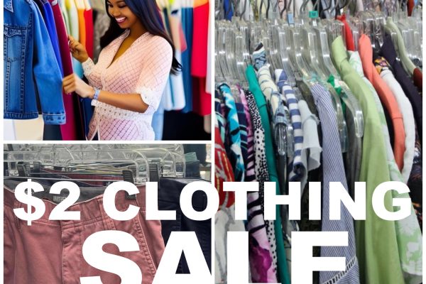 $2 Clothing Sale