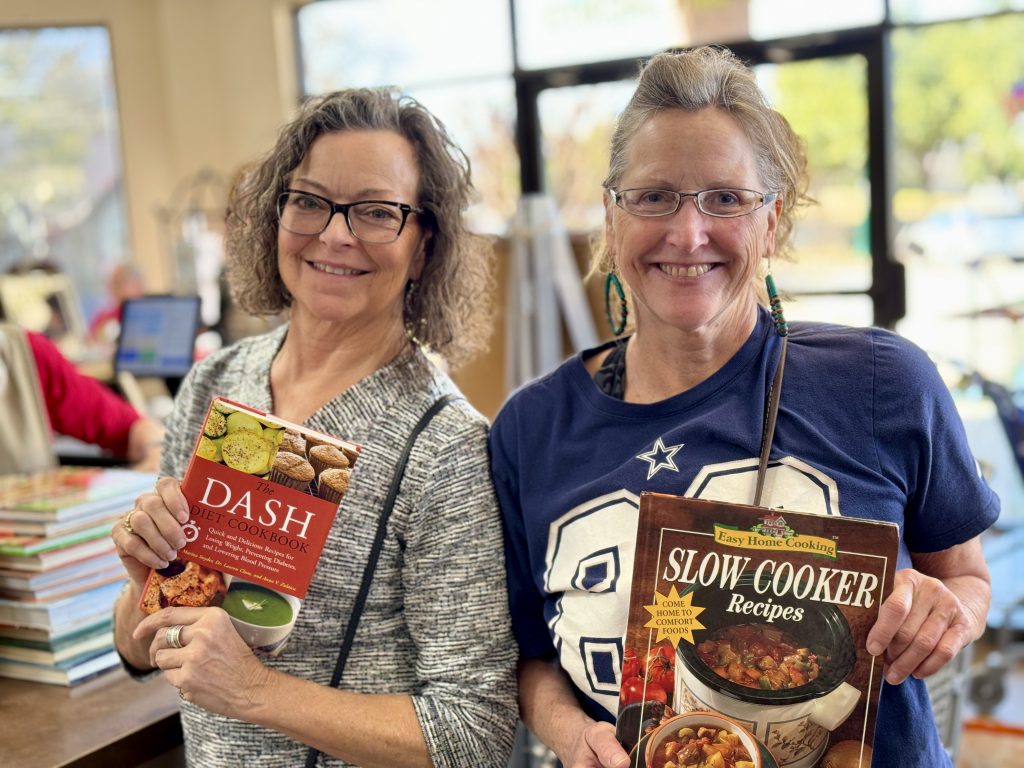 Visitors to Thrift Shop looking for books