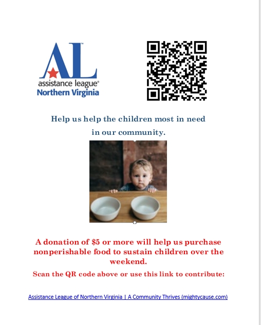 Flyer for the Mighty Cause campaign for ALNV