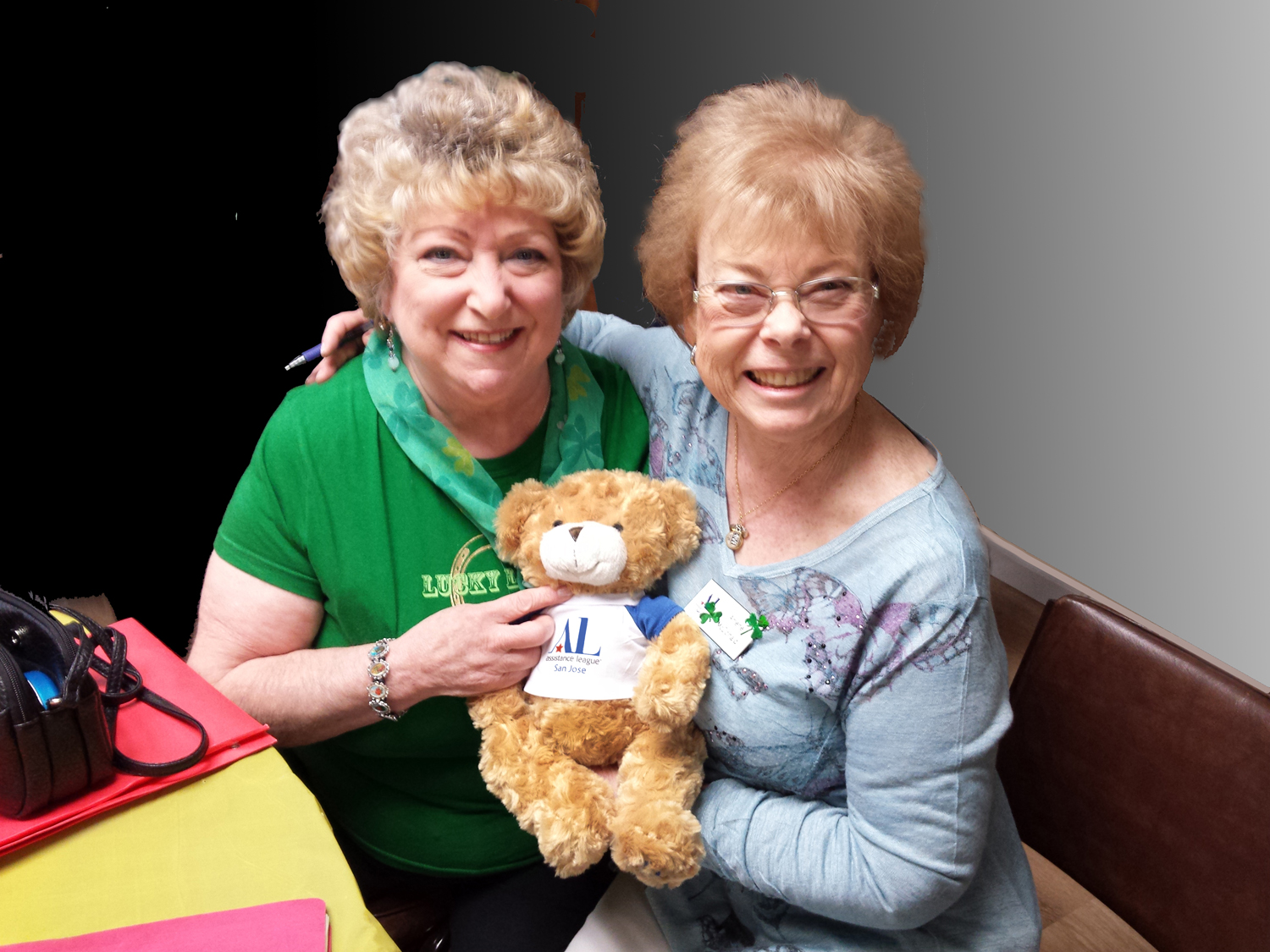 Volunteers with Hug-a-Bear