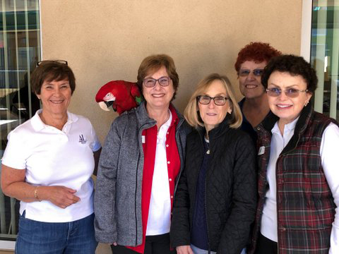 Volunteers at Happy Birds event at Family Supportive Housing