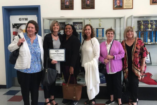 DelRoble RAL volunteers with Community Achievement Award