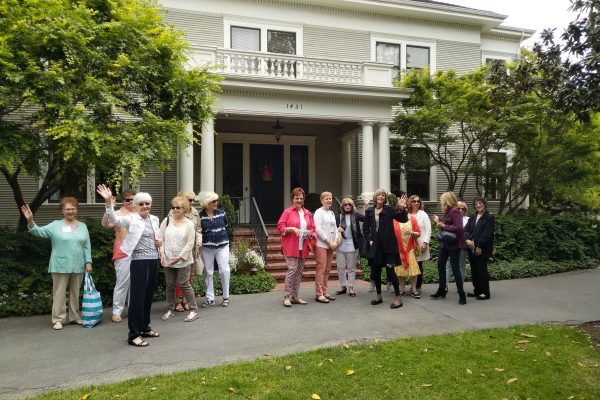 Members at Gamble House event