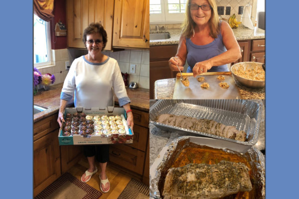 Making Dinner and Dessert for Family Supportive Housing