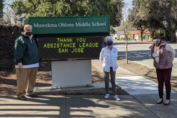 Thank You for ALSJ and Barnes & Noble Book Donations to Ohlone Middle School