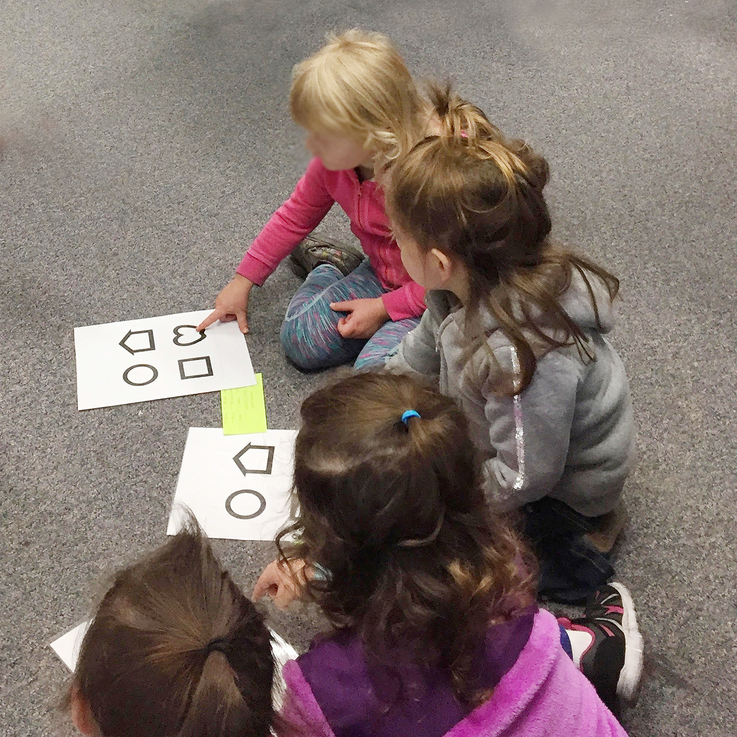 Children with vision cards