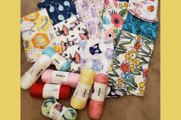 Fleece and Yarn from Joann Fabrics