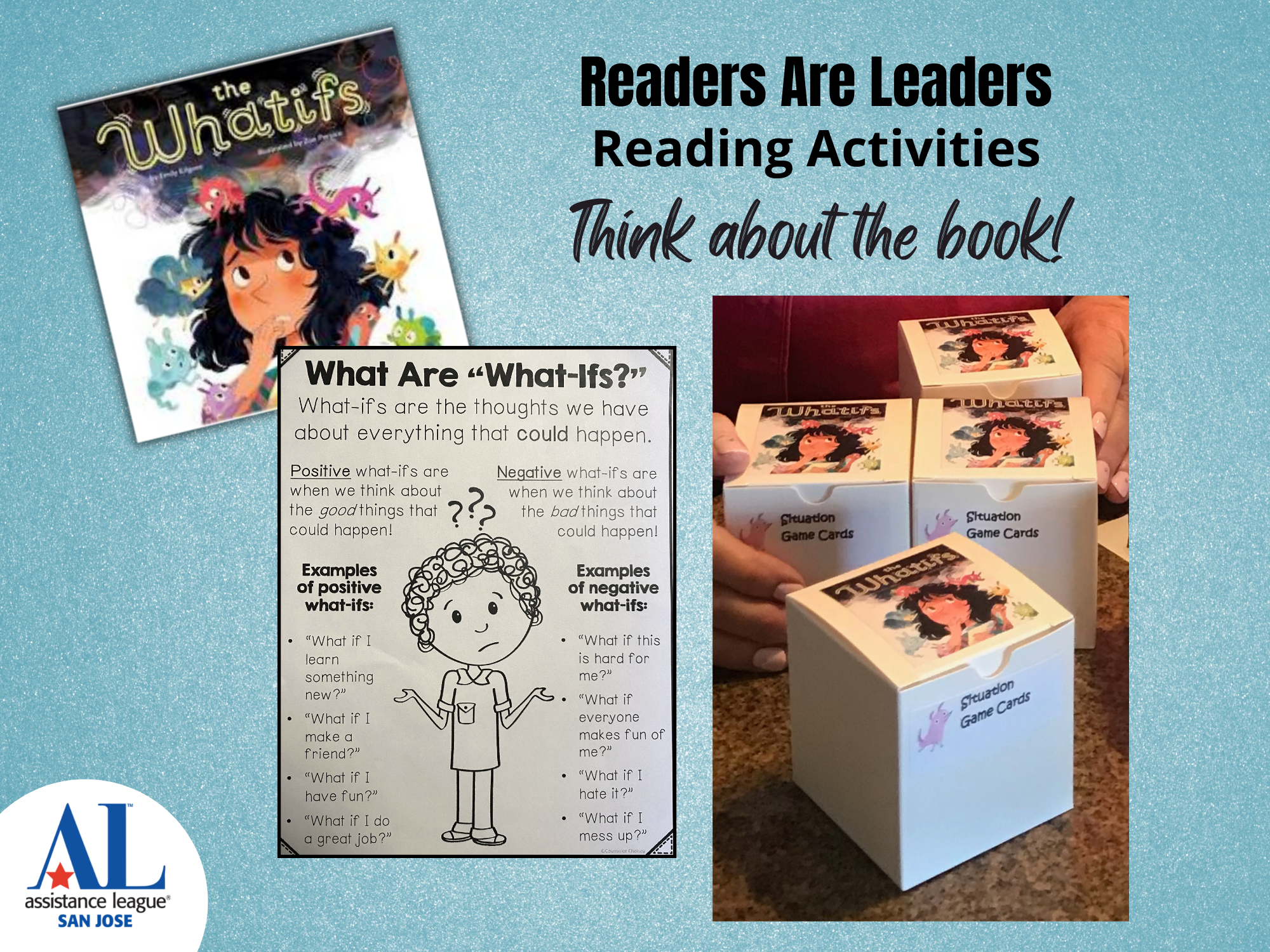 The What Ifs Book with student and teacher projects