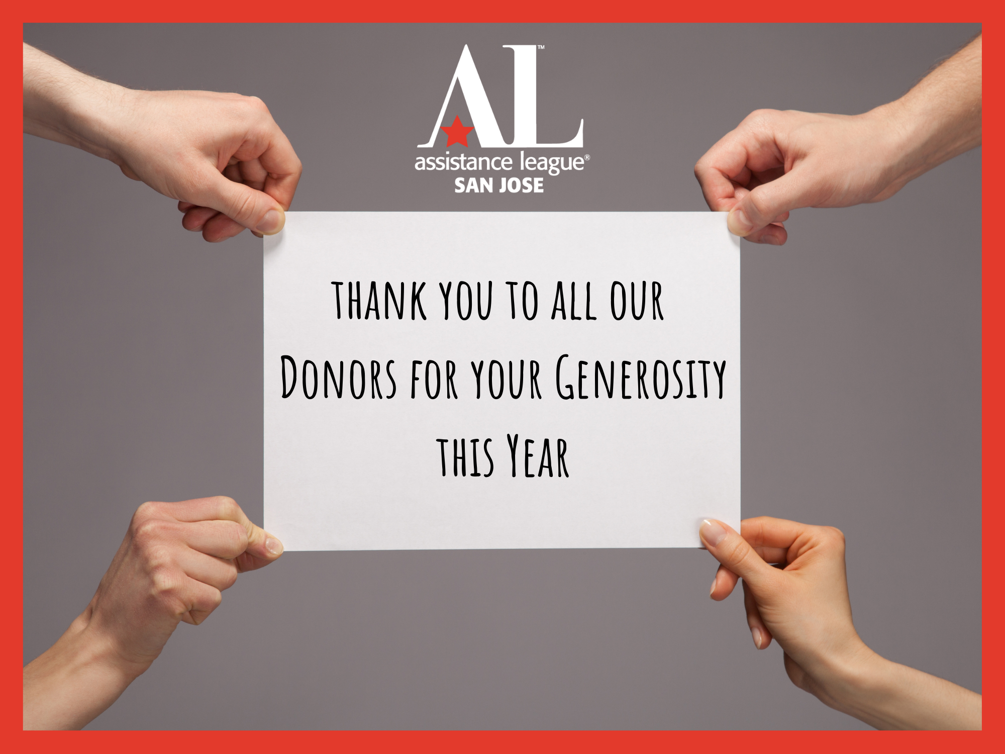 Thank You to our Donors