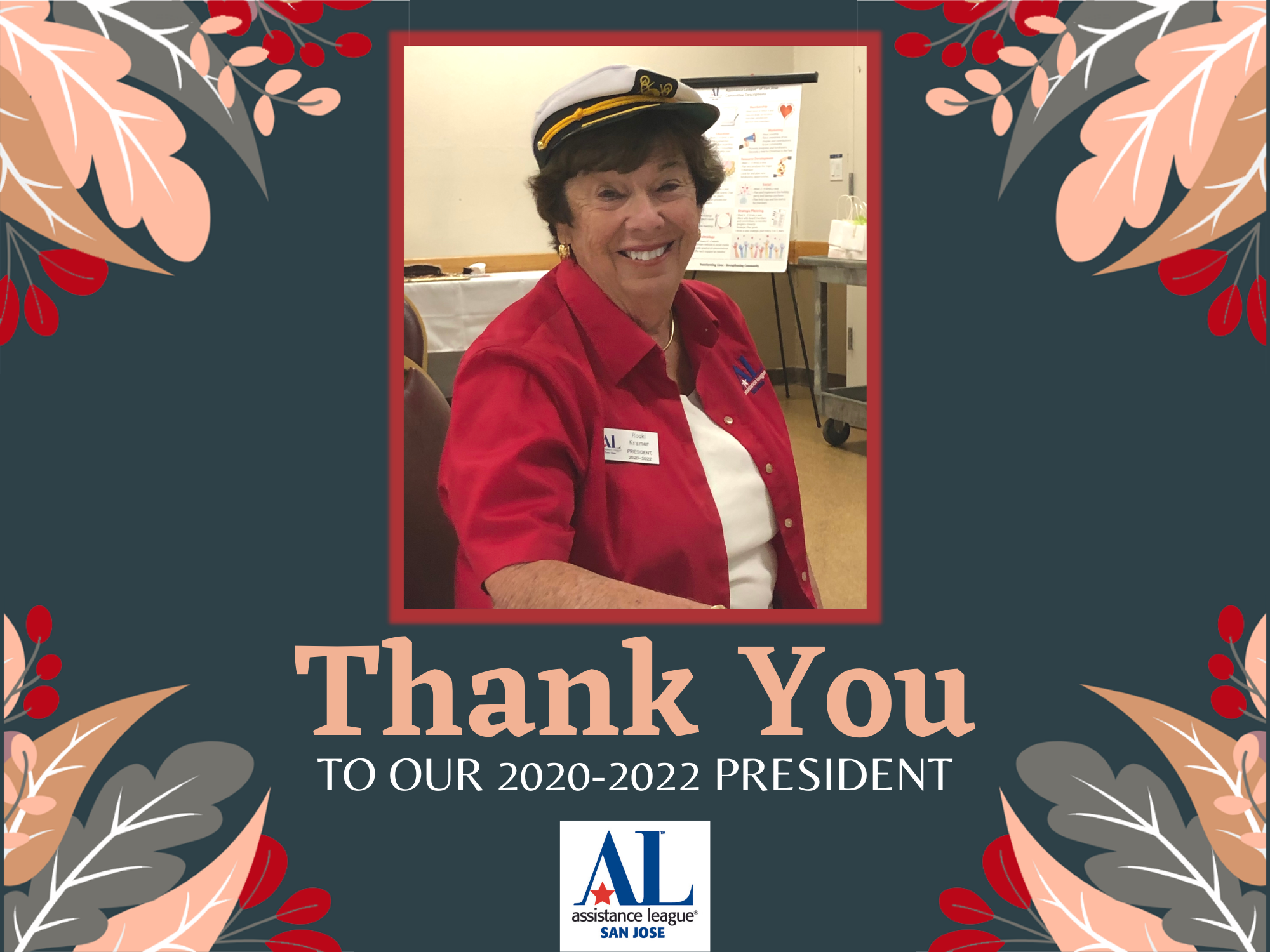 Thank You to OUr 2020-22 President