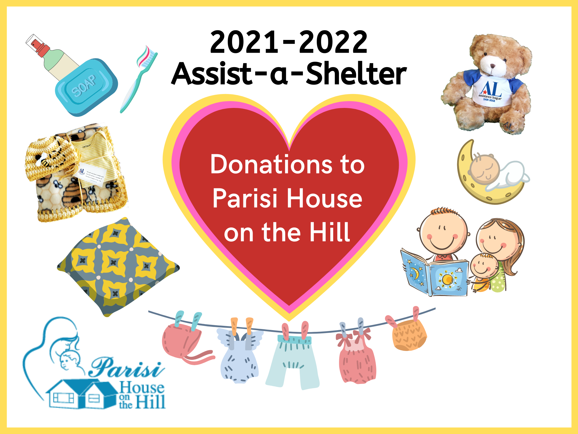 2021-22 Donations to Parisi House on the Hill