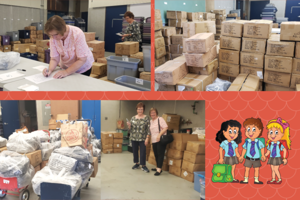 Bagging Uniforms in the Warehouse