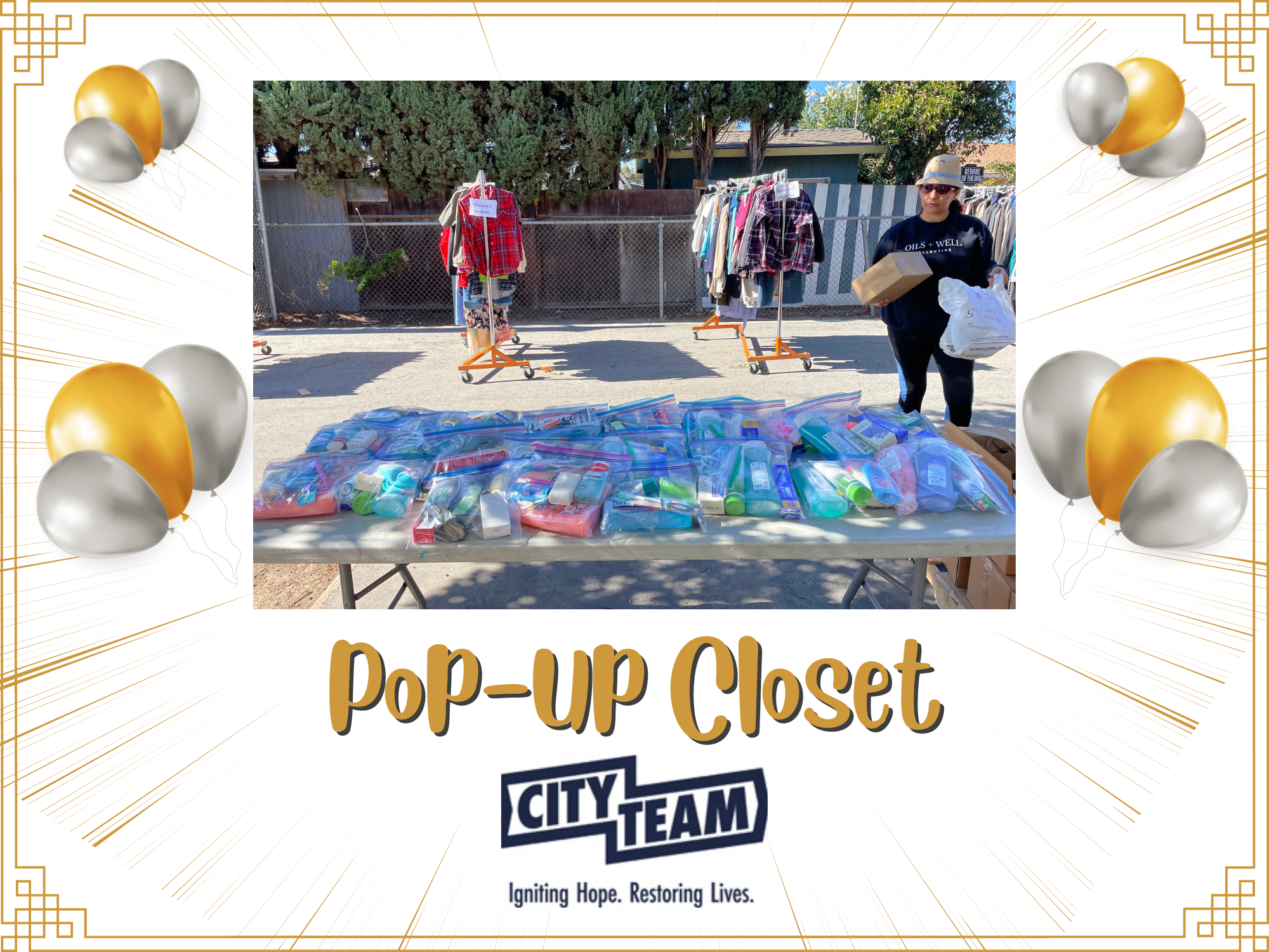 CityTeam Pop-Up Closet