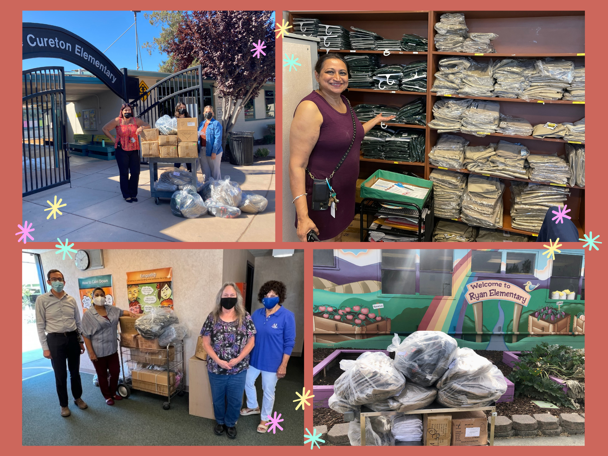 Operation School Bell delivers uniforms to schools