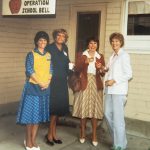Women with OSB sign circa 1990s