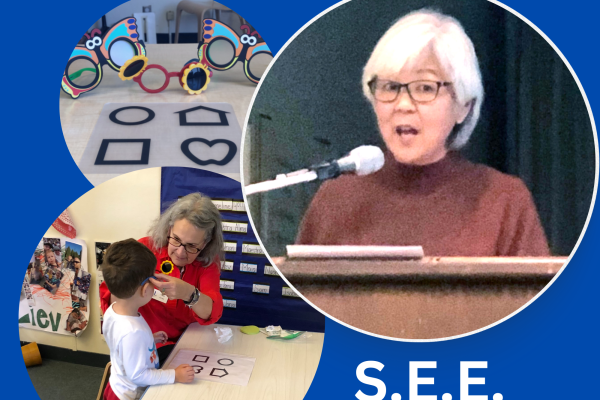 Guest Speaker for Screening Eyes Early at the Regular February Meeting
