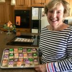 Baking cookies for Family Supportive Housing