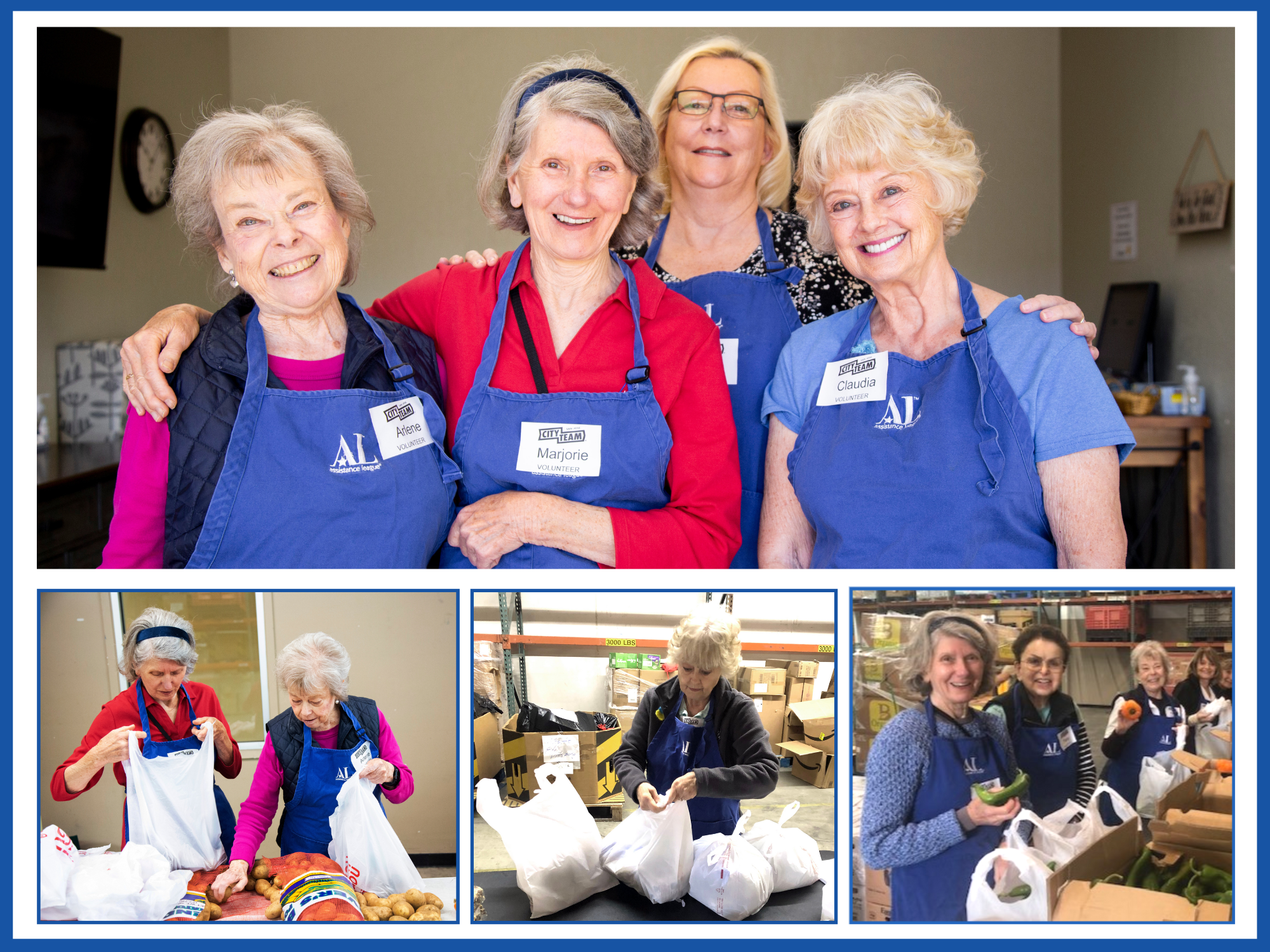 Packing Groceries at CityTeam