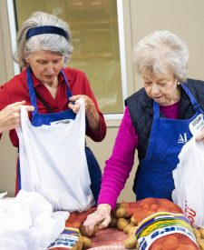 Packing Food at CityTeam