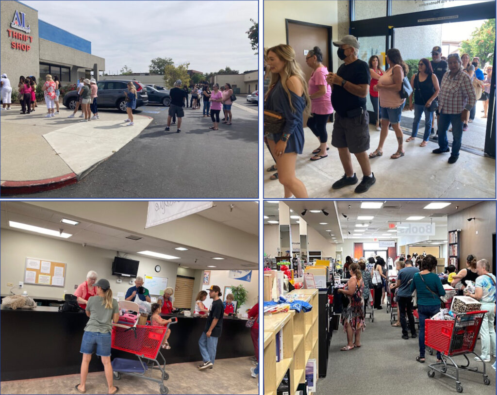 An Epic Reopening Day for Assistance League Thrift Shop
