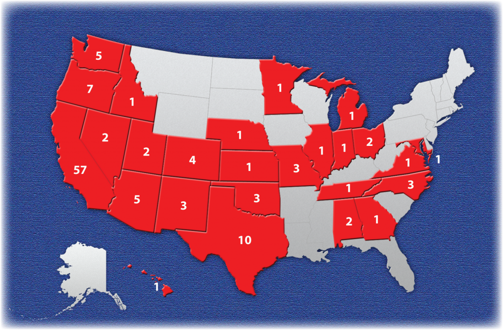 national map of chapters