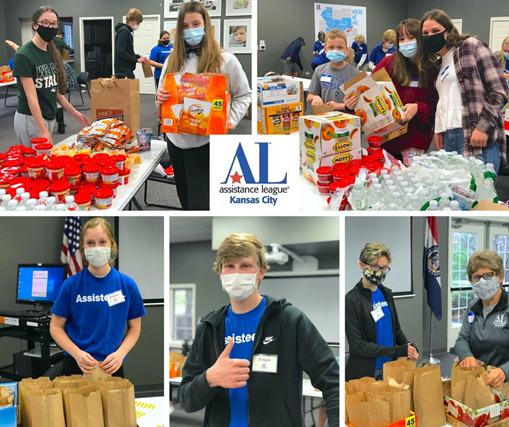 Kansas City - Assisteens® Provide Meals for Local Food Pantry