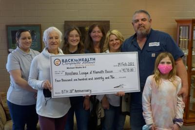 Klamath Basin - Chiropractor Donates $4,170 to Assistance League