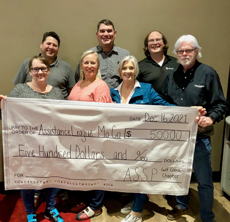 Montgomery County - Assistance League receives donation from Gulf Coast Chapter of the American Society of Safety Professionals